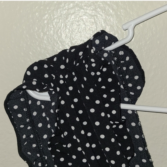 MAX STUDIO Wide Leg Polka Dot Jumpsuit - Picture 4 of 9